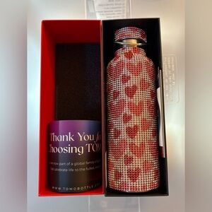 ❤️❤️TOMO Red & Pink Hearts Water Bottle❤️❤️